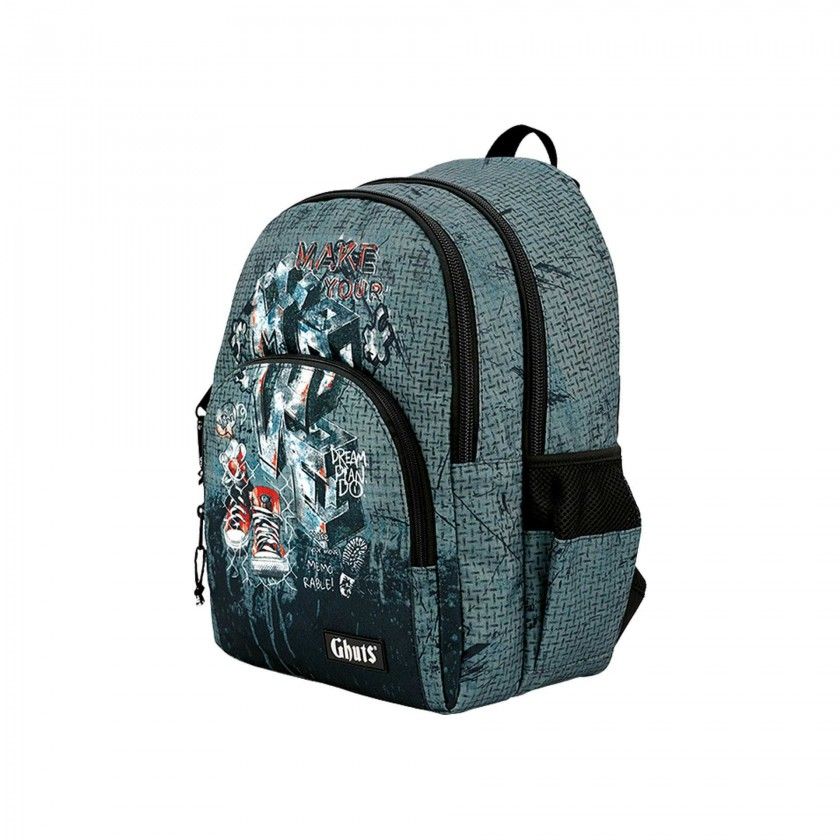 Mochila Escolar Ghuts Your Move 31X43X17cm Mochila Escolar Ghuts Your Move 31X43X17cm