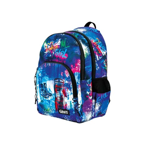Mochila Escolar Ghuts Uk Girl 31X43X17cm - Image product