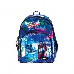 Mochila Escolar Ghuts Uk Girl 31X43X17cm