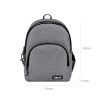Mochila Escolar Ghuts Silver Grey 31X43X17cm