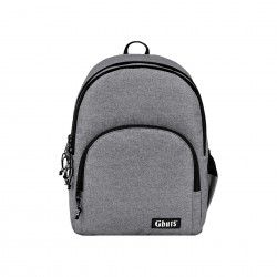Mochila Escolar Ghuts Silver Grey 31X43X17cm