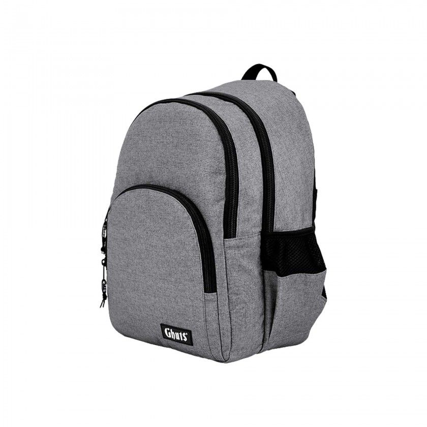Mochila Escolar Ghuts Silver Grey 31X43X17cm Mochila Escolar Ghuts Silver Grey 31X43X17cm