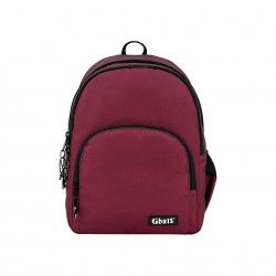 Mochila Escolar Ghuts Mauve Red 31X43X17cm