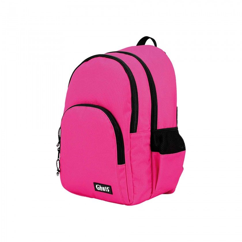 Mochila Escolar Ghuts Hot Pink 31X43X17cm Mochila Escolar Ghuts Hot Pink 31X43X17cm