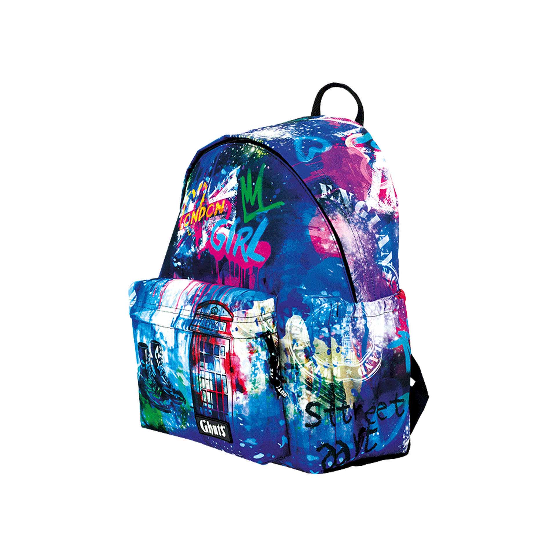 Mochila Clássica Portátil Ghuts Uk Girl 32.5X41X14.5cm