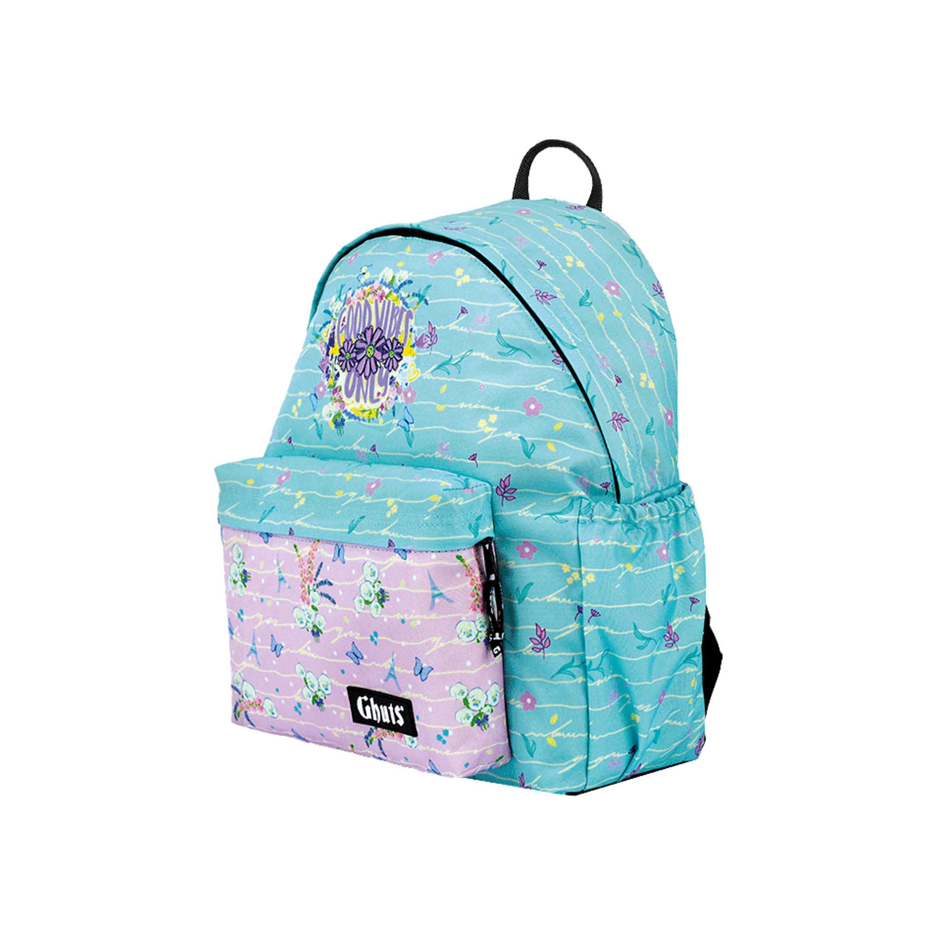 Mochila Clássica Portátil Ghuts Pansies 32.5X41X14.5cm