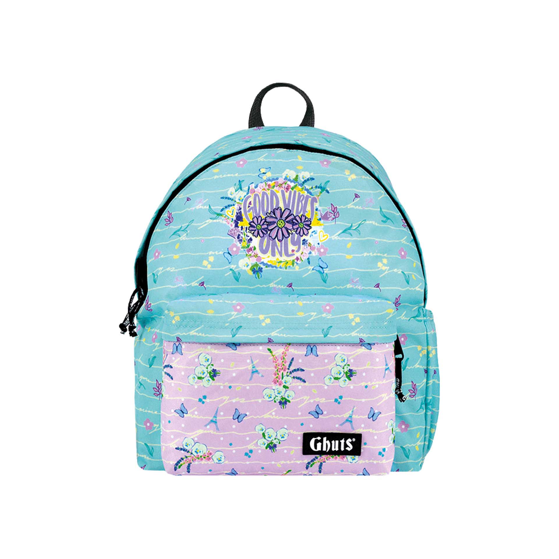 Mochila Clássica Portátil Ghuts Pansies 32.5X41X14.5cm