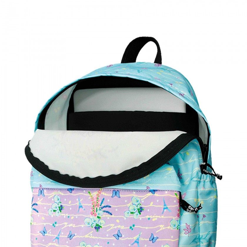 Mochila Clássica Portátil Ghuts Pansies 32.5X41X14.5cm Mochila Clássica Portátil Ghuts Pansies 32.5X41X14.5cm