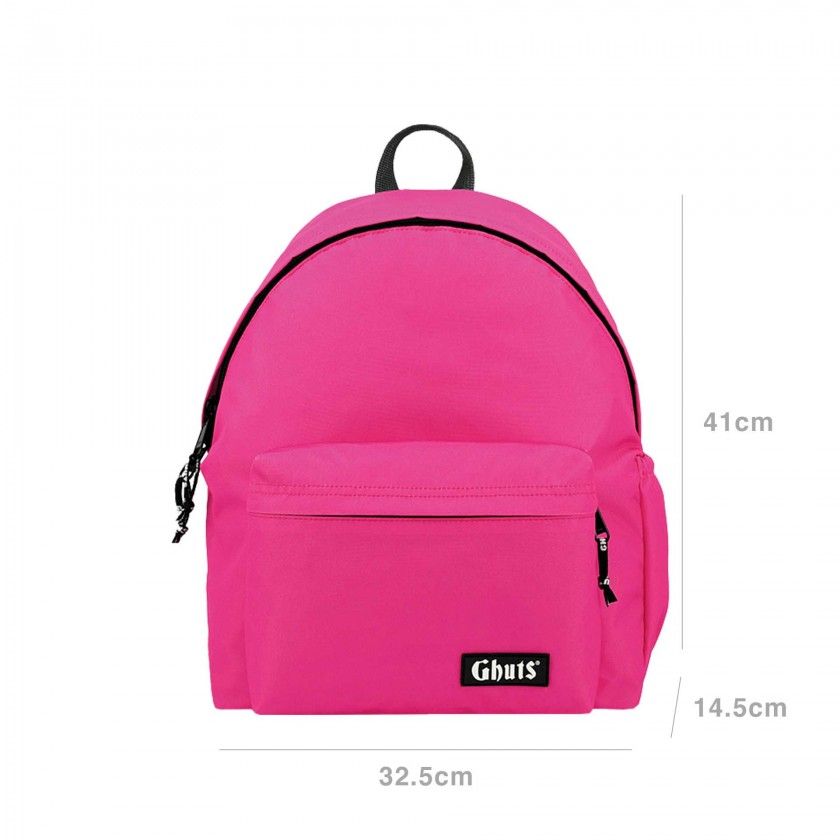 Mochila Clássica Portátil Ghuts Hot Pink 32.5X41X14.5cm Mochila Clássica Portátil Ghuts Hot Pink 32.5X41X14.5cm