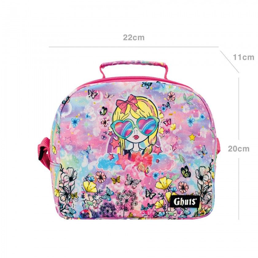 Lancheira Pequena Ghuts Pop Girl 22X20X11cm Lancheira Pequena Ghuts Pop Girl 22X20X11cm