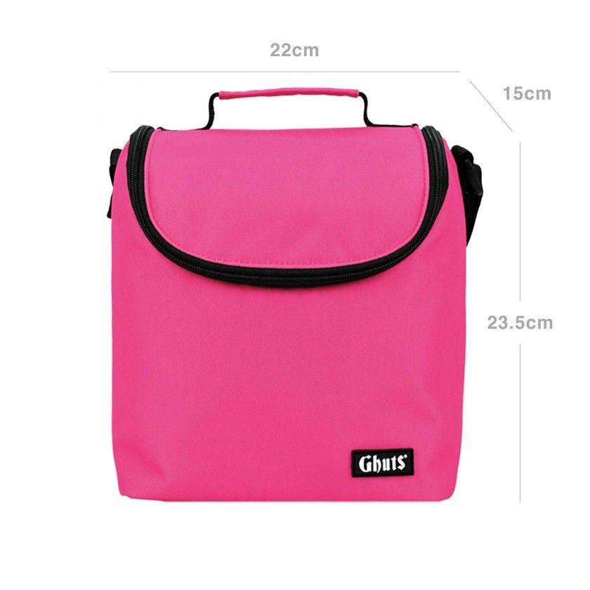 Lancheira Grande Ghuts Hot Pink 22X23.5X13.5cm Lancheira Grande Ghuts Hot Pink 22X23.5X13.5cm