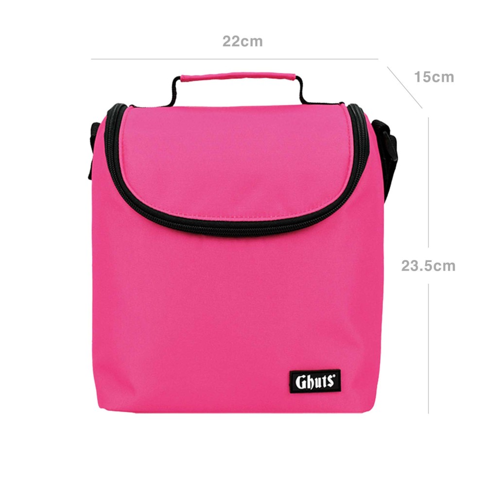 Lancheira Grande Ghuts Hot Pink 22X23.5X13.5cm