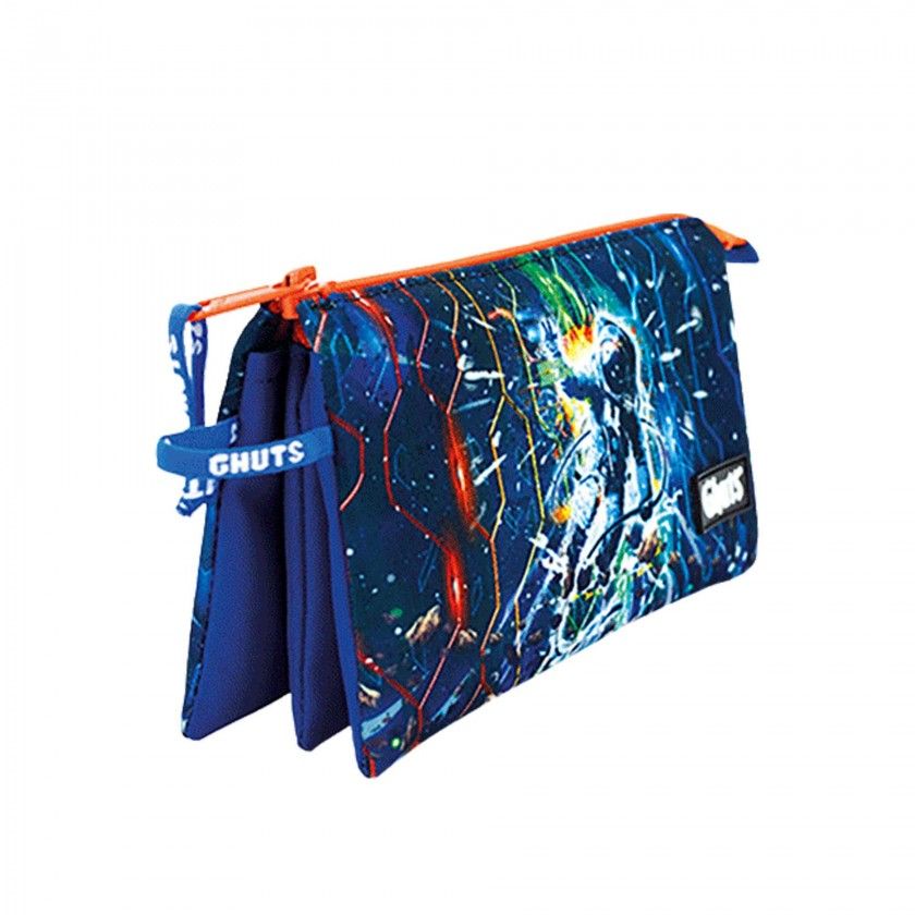 Estojo Triplo Ghuts Astrospace 22.5X12X4cm Estojo Triplo Ghuts Astrospace 22.5X12X4cm