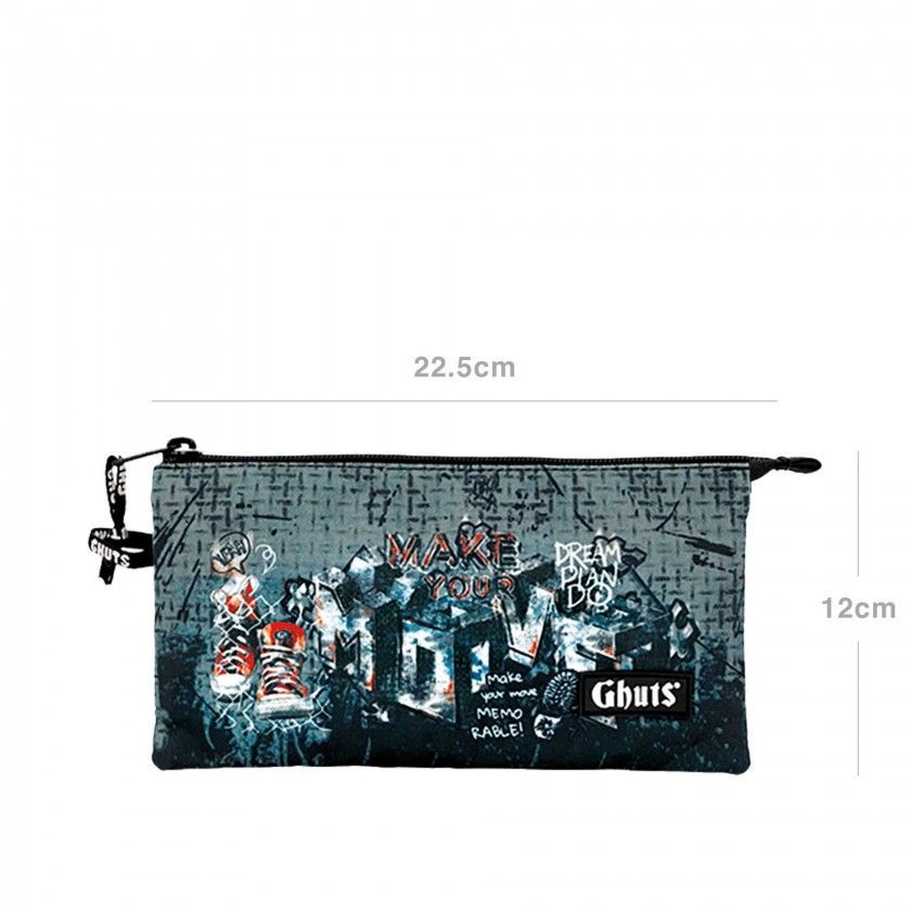 Estojo Triplo Ghuts Your Move 22.5X12X4cm