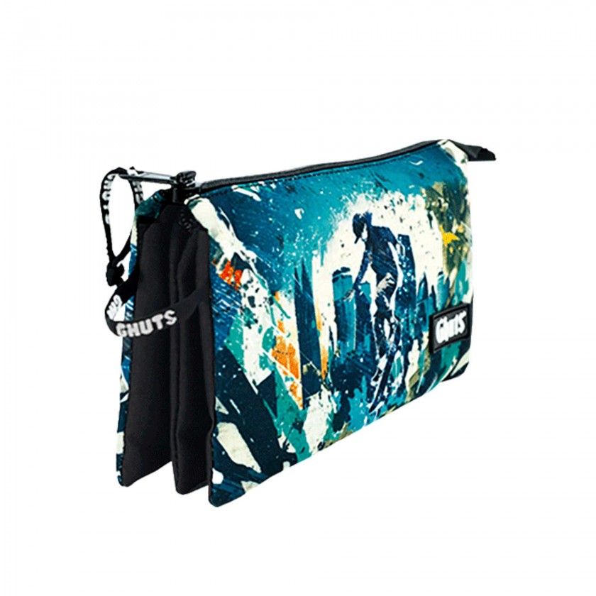 Estojo Triplo Ghuts Skate Life 22.5X12X4cm Estojo Triplo Ghuts Skate Life 22.5X12X4cm
