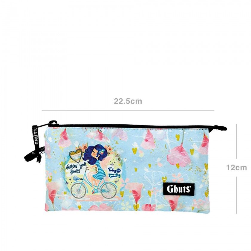 Estojo Triplo Ghuts Springride 22.5X12X4cm Estojo Triplo Ghuts Springride 22.5X12X4cm