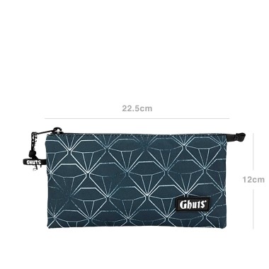 Estojo Triplo Ghuts Black Diamonds 22.5X12X4cm