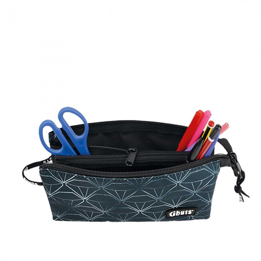 Estojo Triplo Ghuts Black Diamonds 22.5X12X4cm Estojo Triplo Ghuts Black Diamonds 22.5X12X4cm