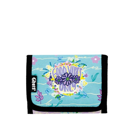 Carteira Velcro Ghuts Pansies 12.5X9X1.5cm - Image product