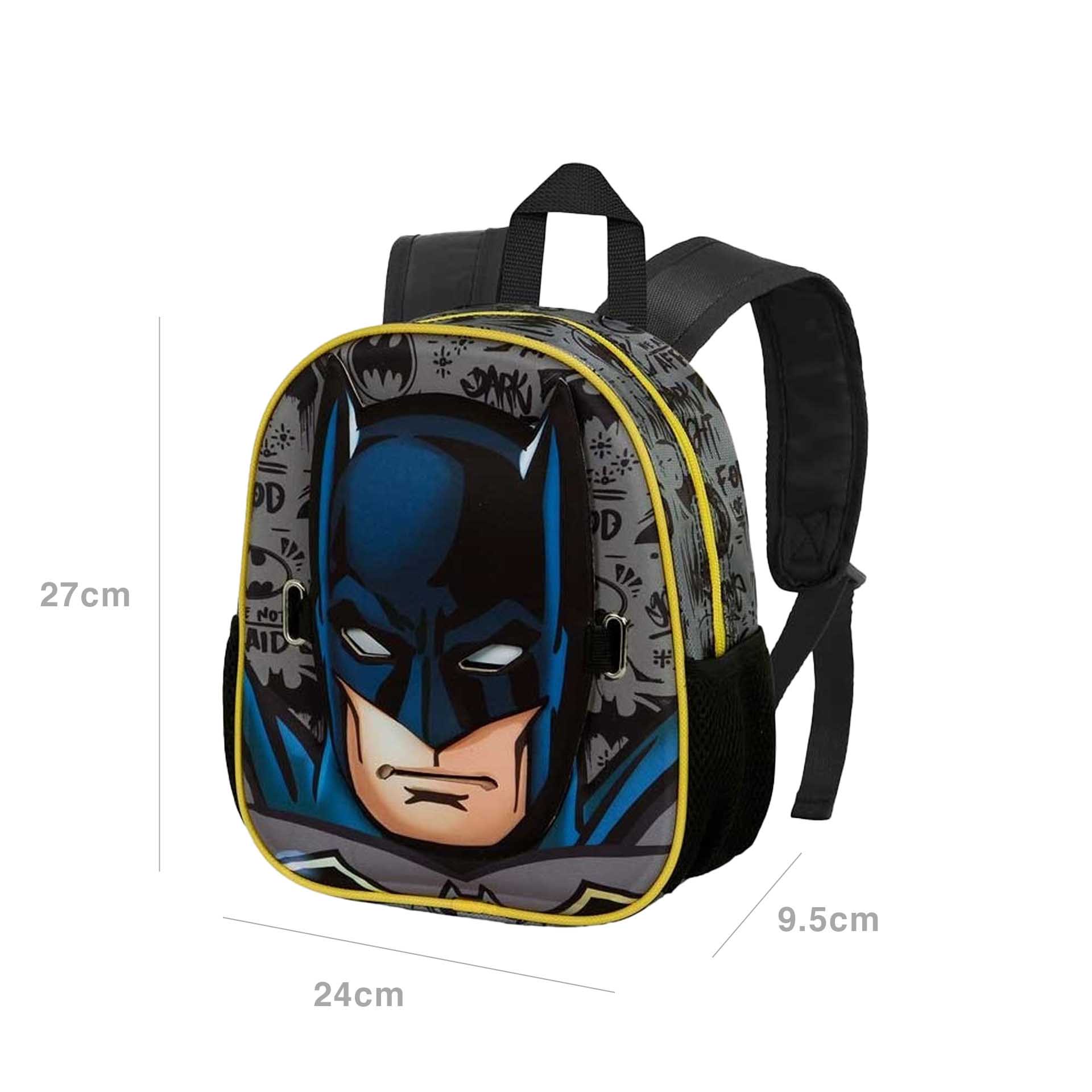 Mochila Infantil Batman com Máscara 24X27X9.5cm
