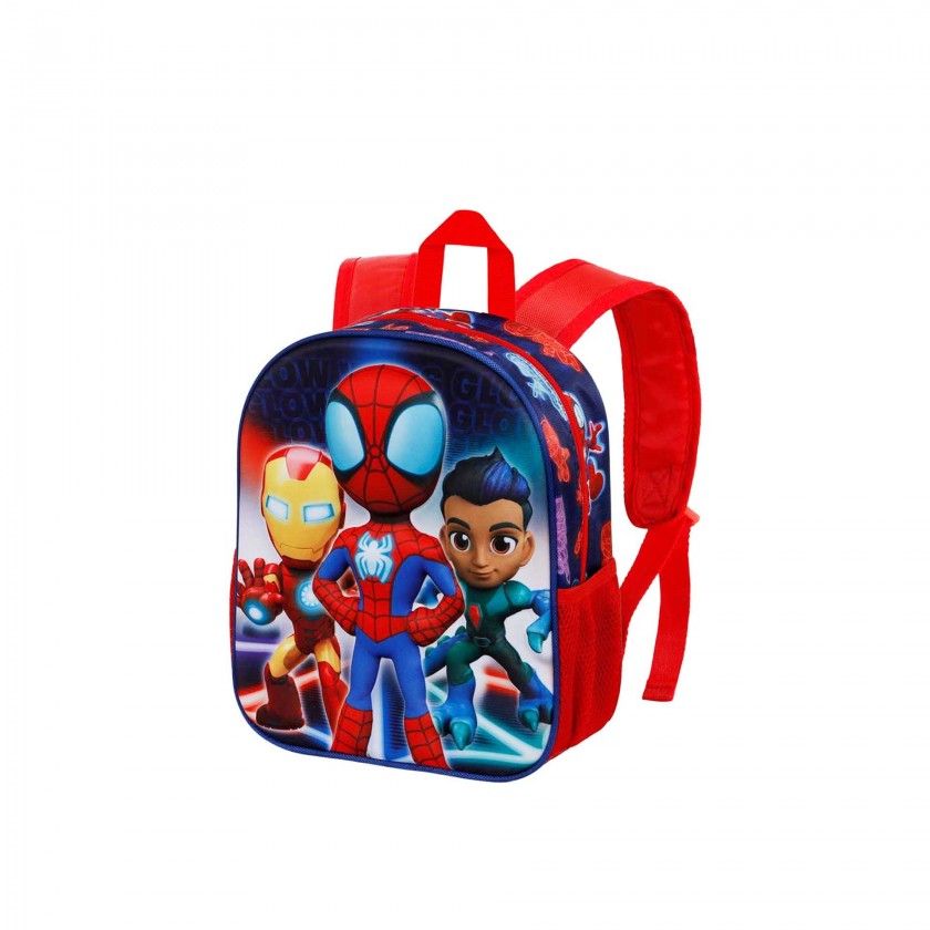 Mochila Infantil 3D Spiderman 26X31X11cm