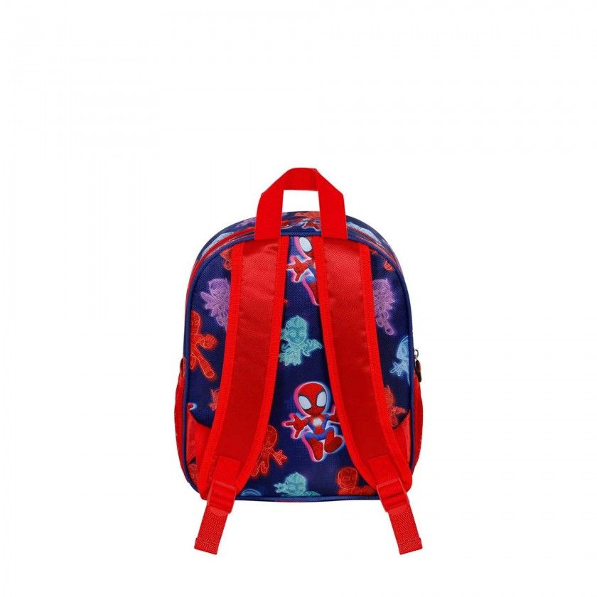 Mochila Infantil 3D Spiderman 26X31X11cm