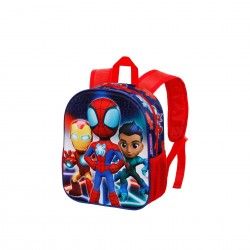 Mochila Infantil 3D Spiderman 26X31X11cm