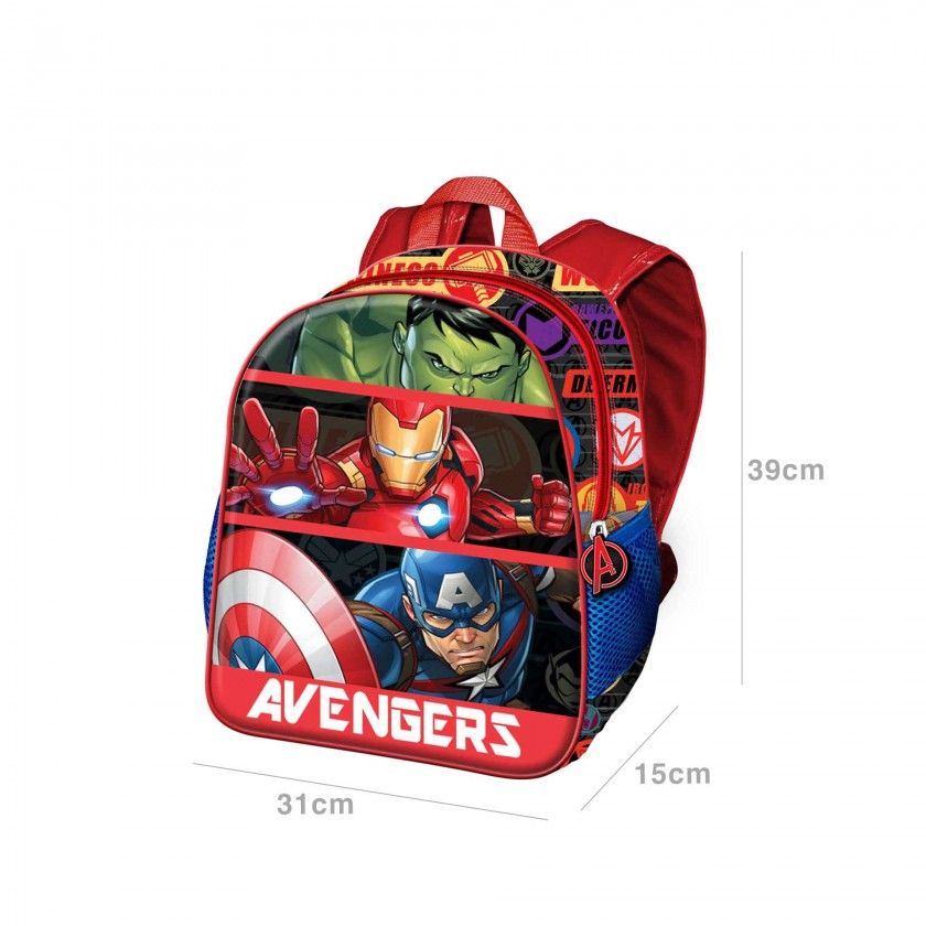 Mochila Escolar Avengers 39X31X15cm Mochila Escolar Avengers 39X31X15cm