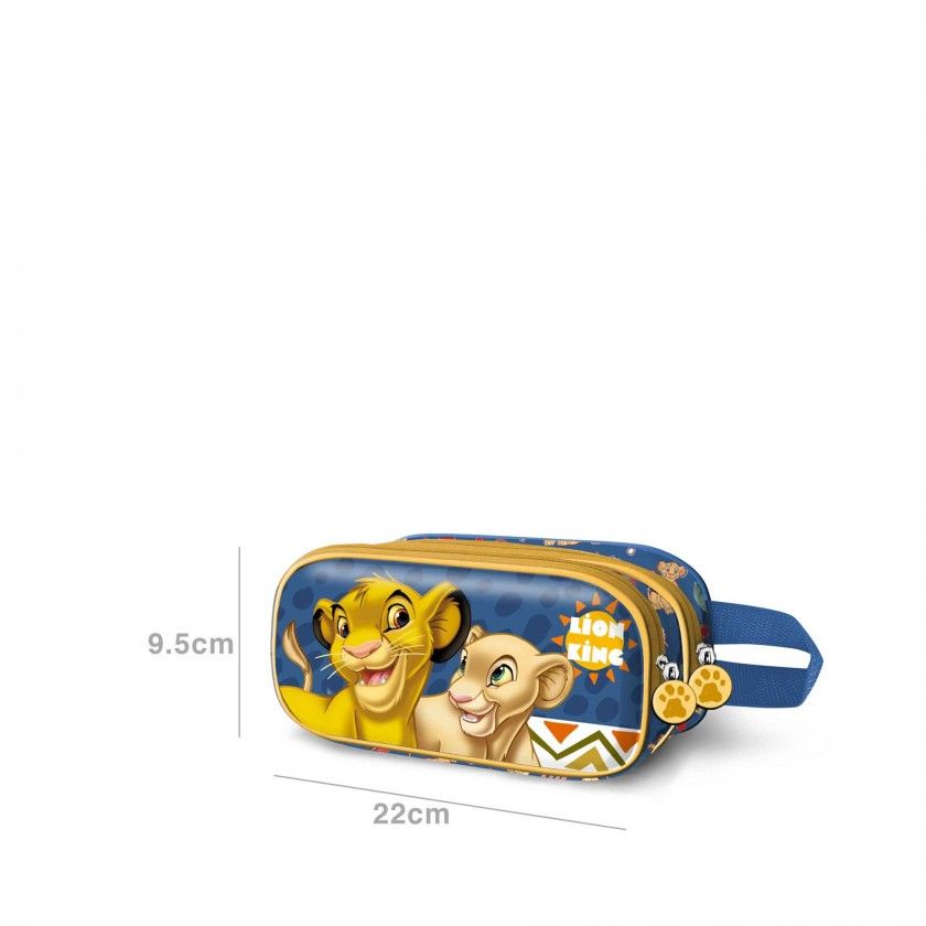 Estojo 3D Rei Leão 22X9.5X8Cm Estojo 3D Rei Leão 22X9.5X8Cm