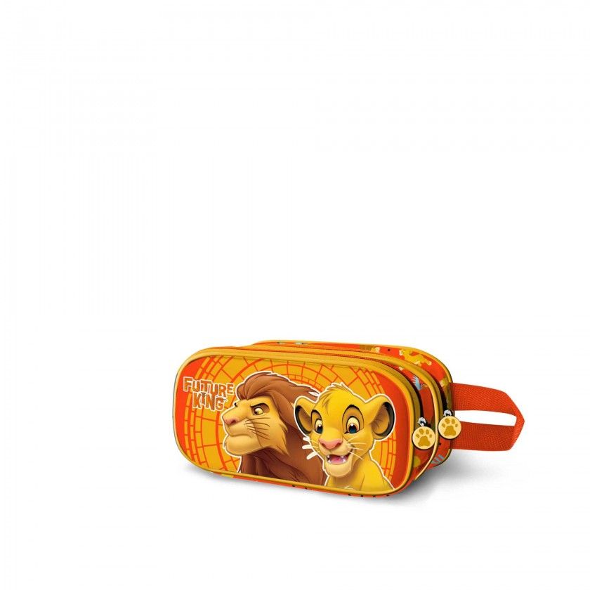 Estojo 3D Rei Leo 22X9.5X8Cm