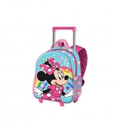 Mochila Trolley 3D Minnie 26X34X13Cm