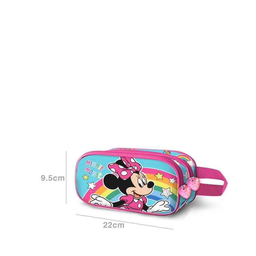 Estojo 3D Minnie 22X9.5X8Cm