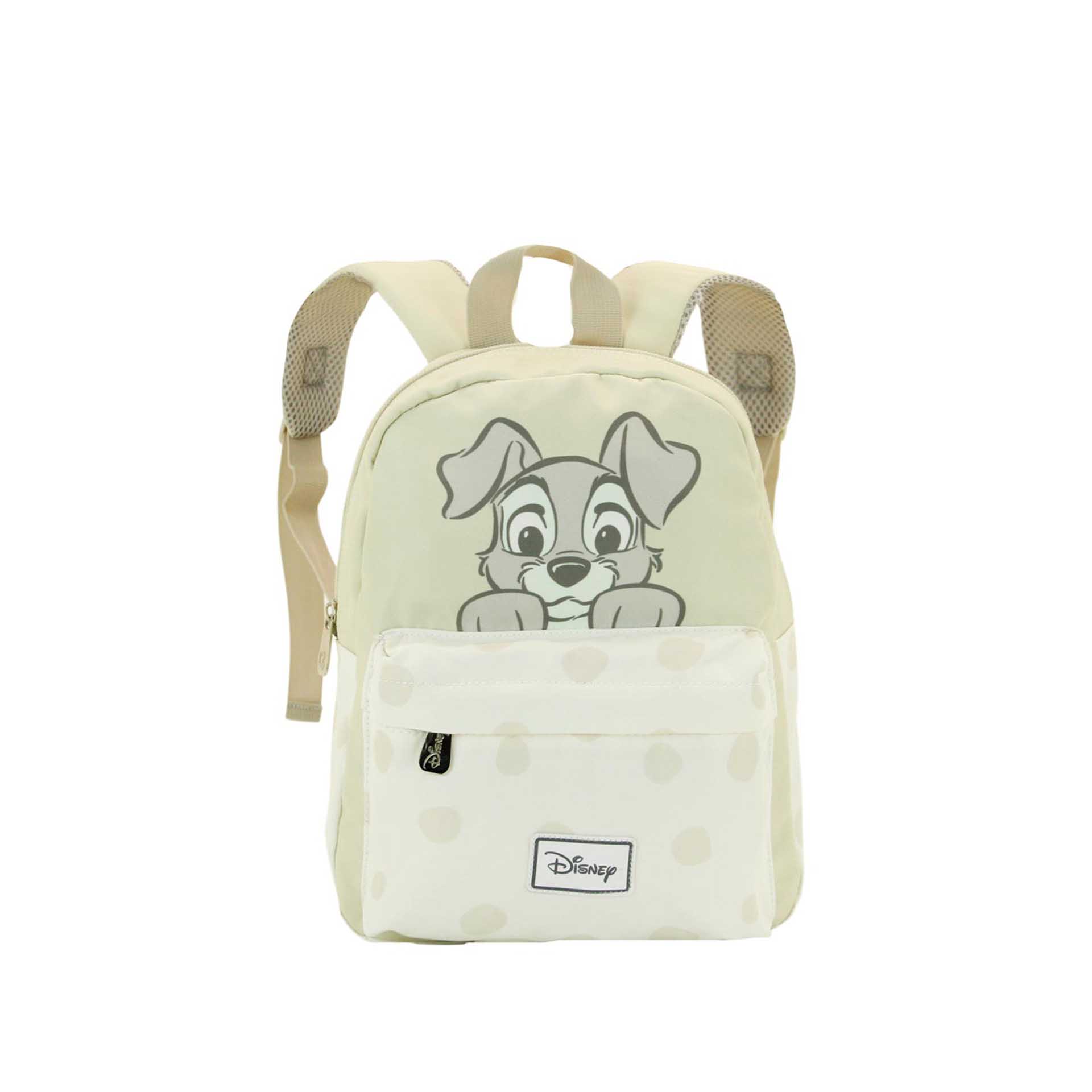 Mochila Infantário Dama E Vagabundo 22X27X9Cm