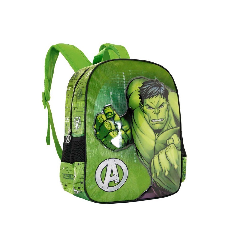 Mochila Básica Hulk 31X39X15Cm