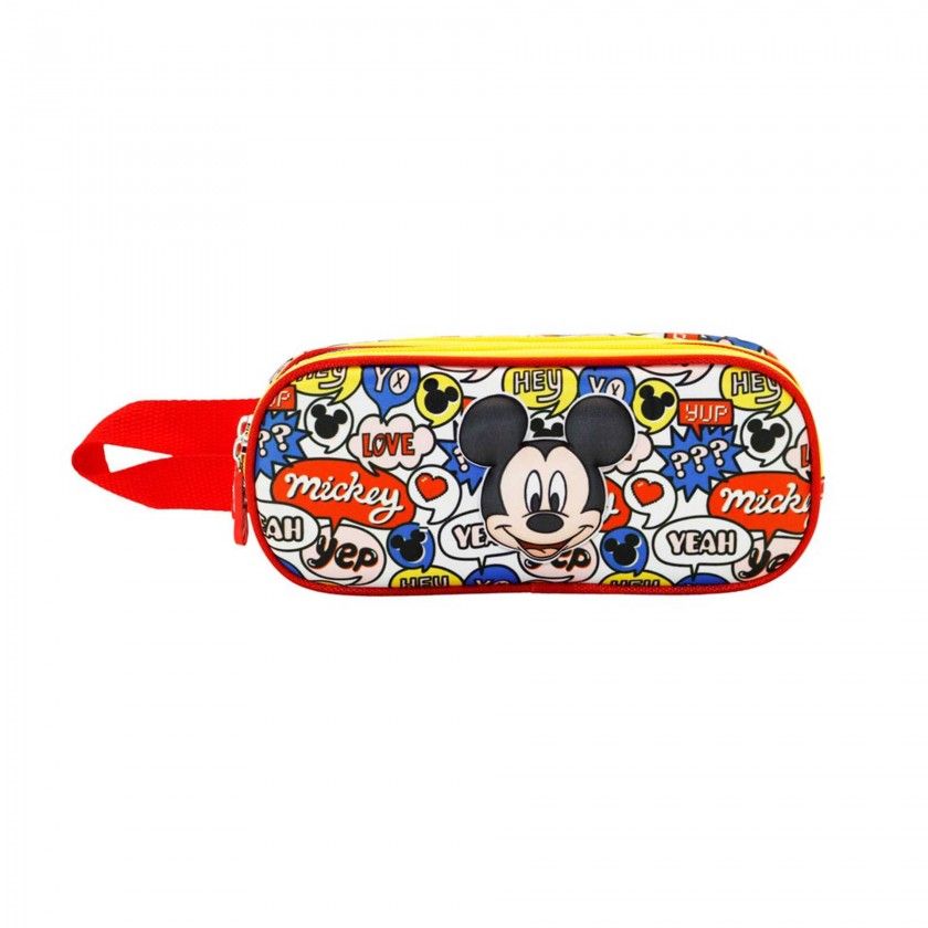 Estojo Duplo Mickey 22X9.5X8Cm Estojo Duplo Mickey 22X9.5X8Cm