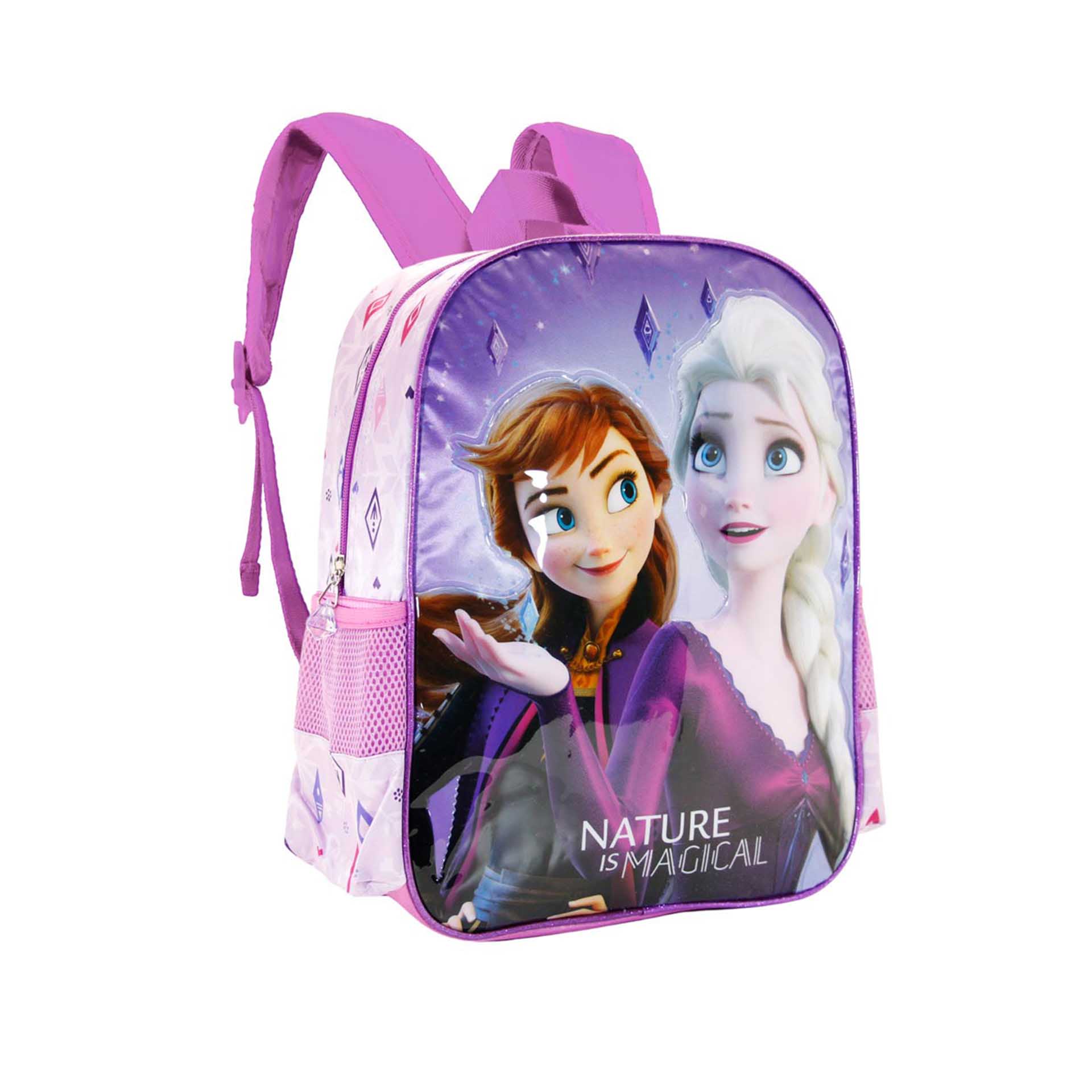 Mochila Básica Frozen 31X39X15Cm