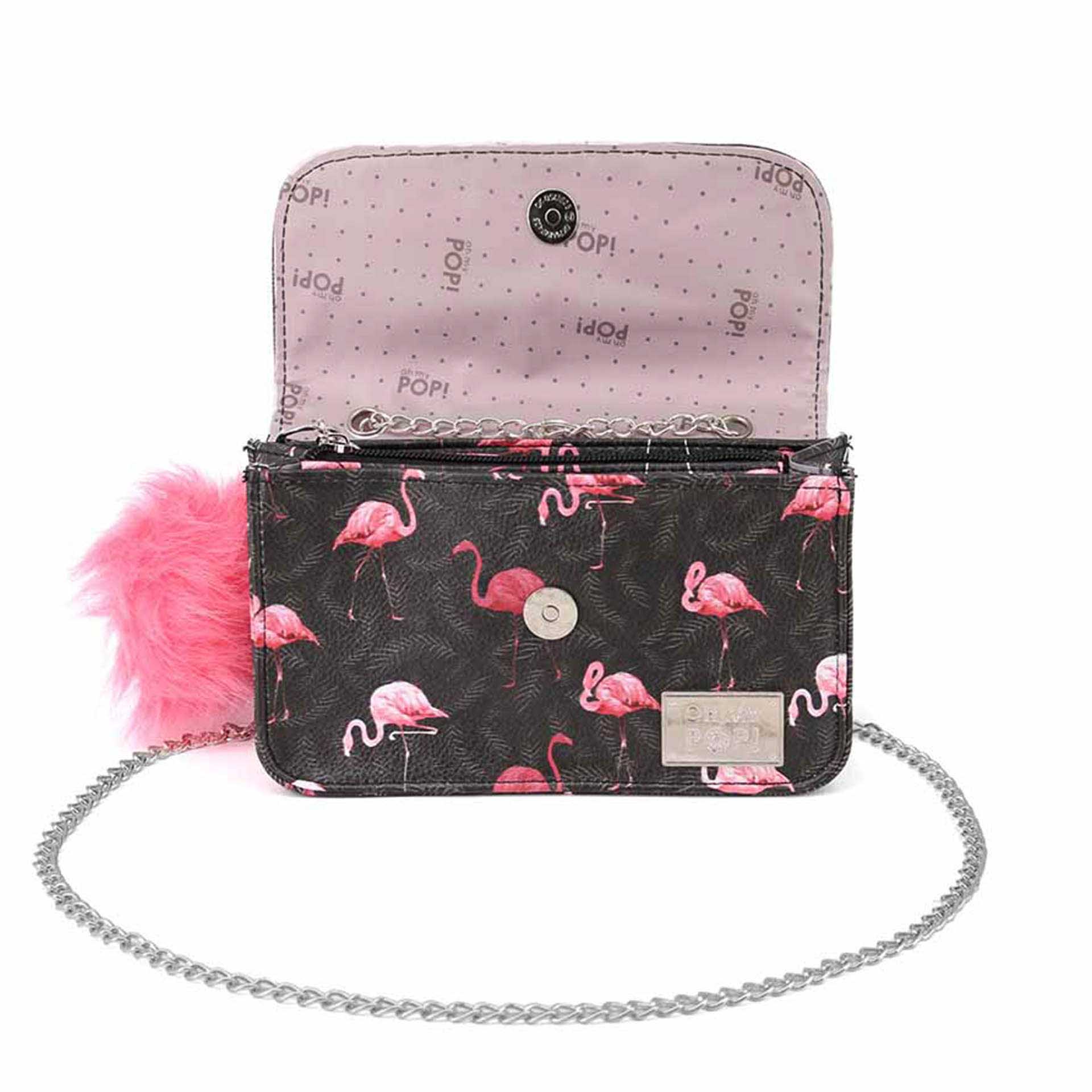 Bolsa Com Corrente Flamingos