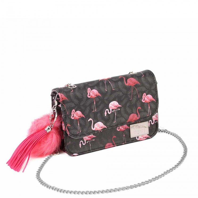 Bolsa Com Corrente Flamingos