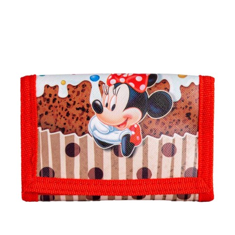 Carteira Velcro Minnie Infantil Muffin 13X9X2Cm - Image product