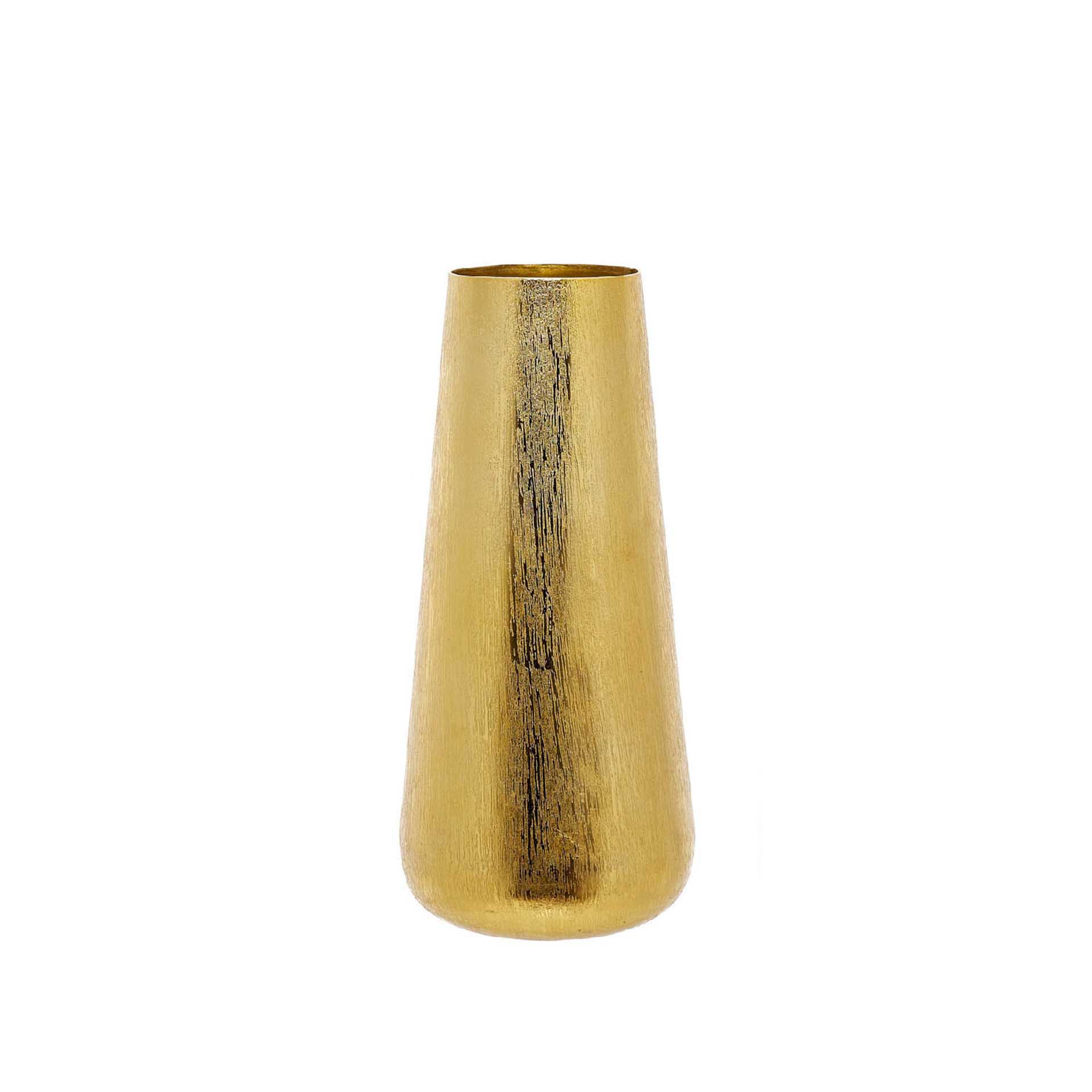 Jarra Alumínio Espelhada Dourado 30X20X43cm