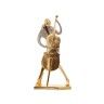 Esttua Msico Dourado 14.5X12X46cm