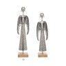 Anjo Decorativo Metal Prateado Anjo Decorativo Metal Prateado