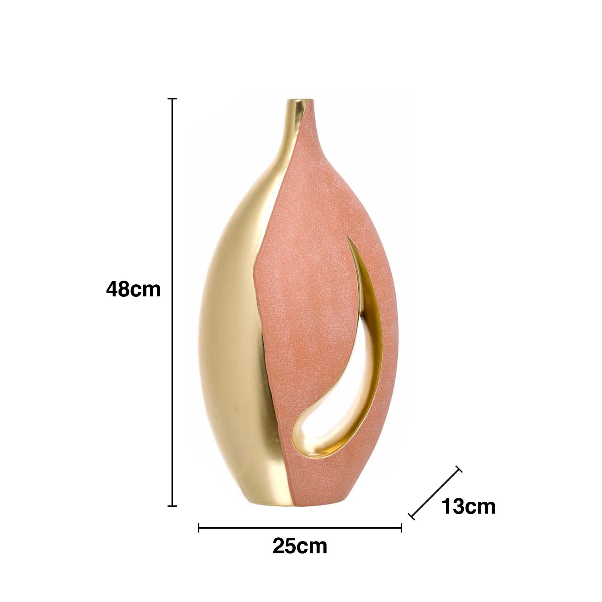 Jarra Cerâmica Golden Brick