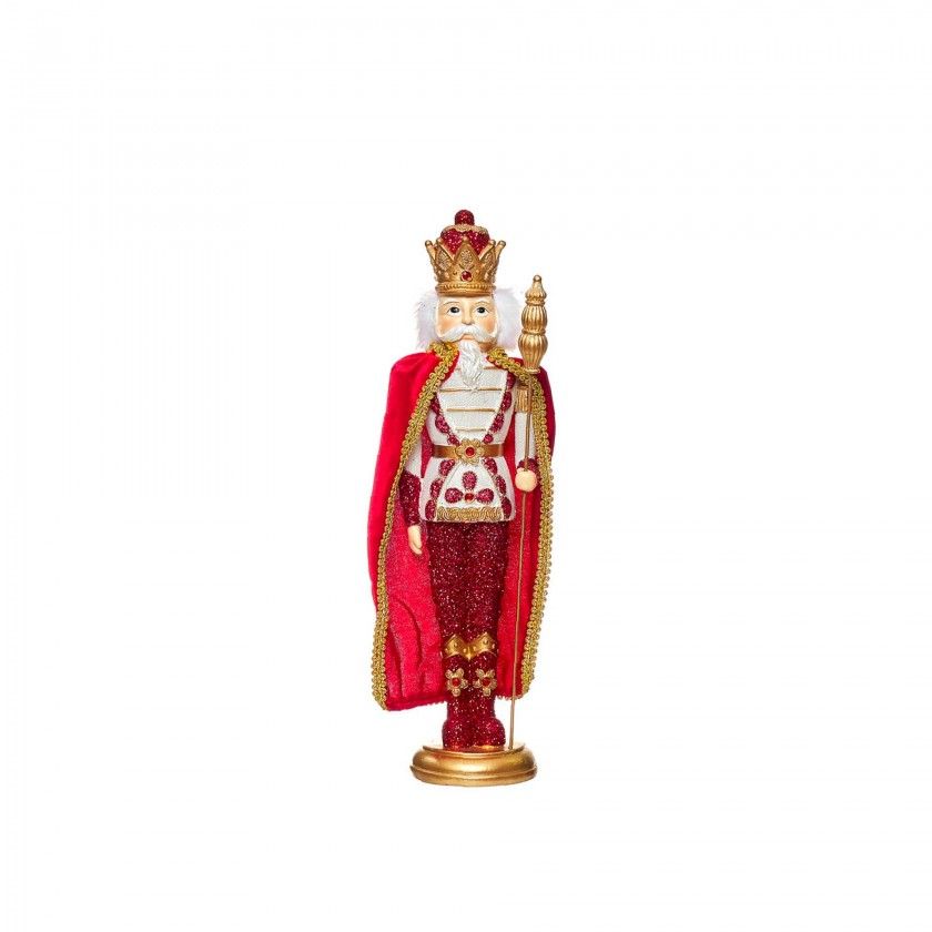 Soldado Quebra-Nozes Vermelho 11.5X10.4X39cm