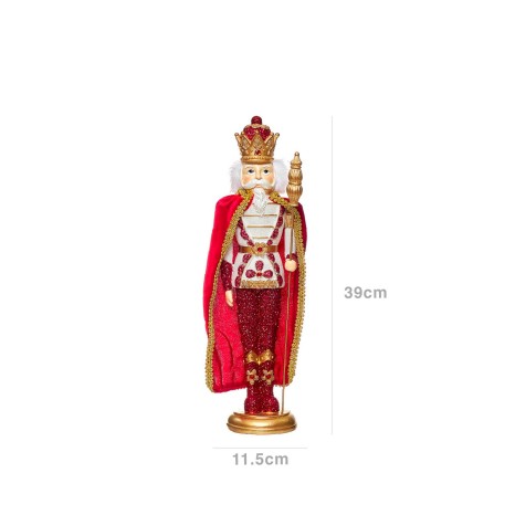 Soldado Quebra-Nozes Vermelho 11.5X10.4X39cm - Image product