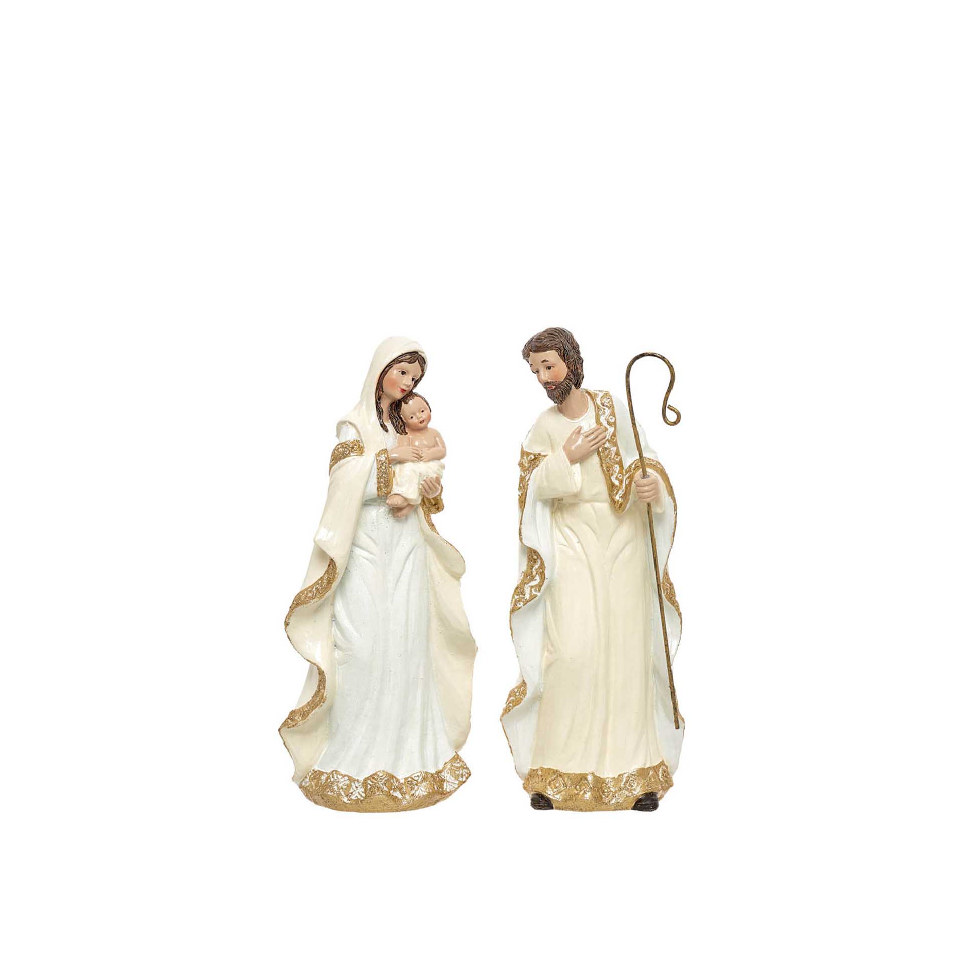 Sagrada Família Branco 2 Peças 10.5X8.5X23cm