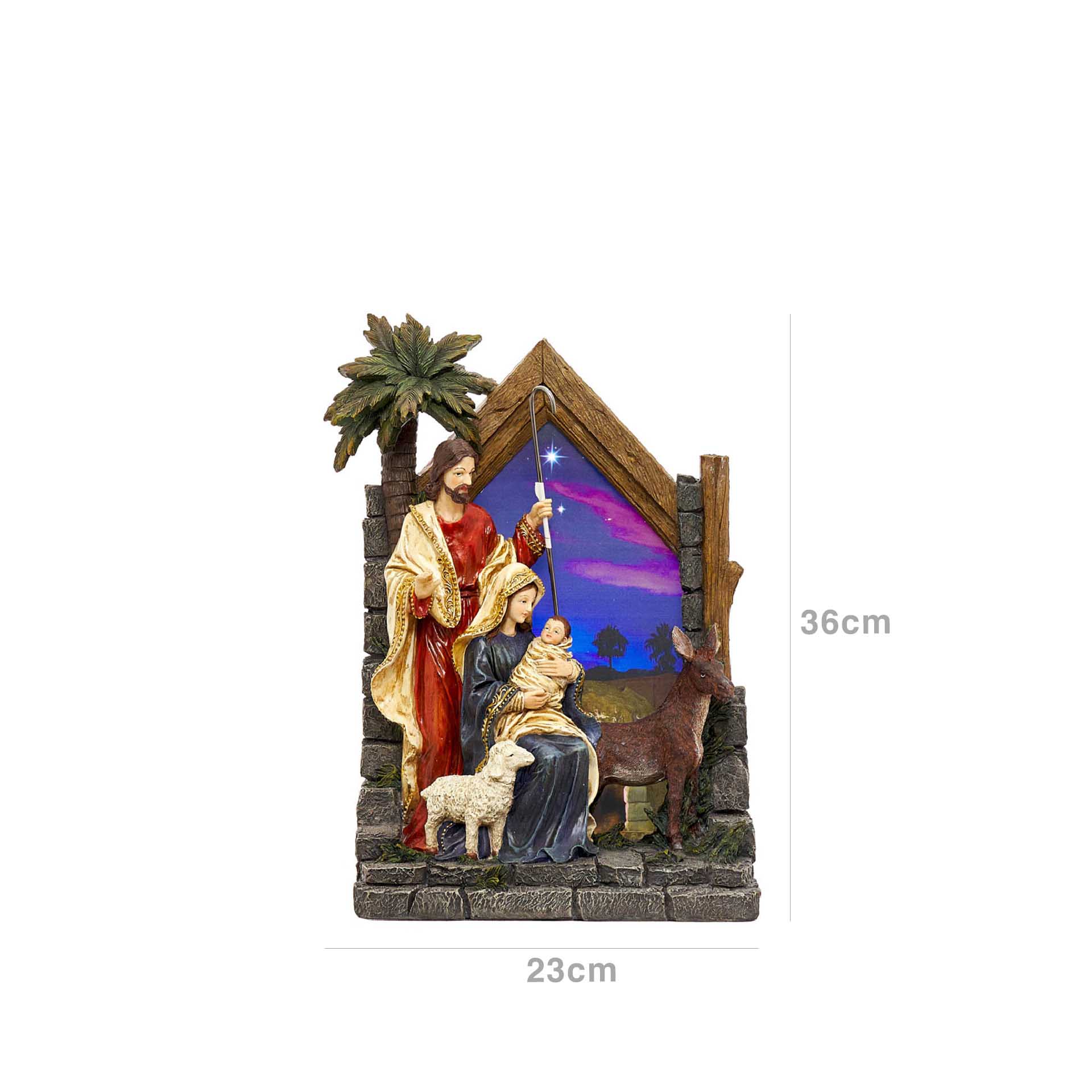Presépio Natal 23X12X36cm