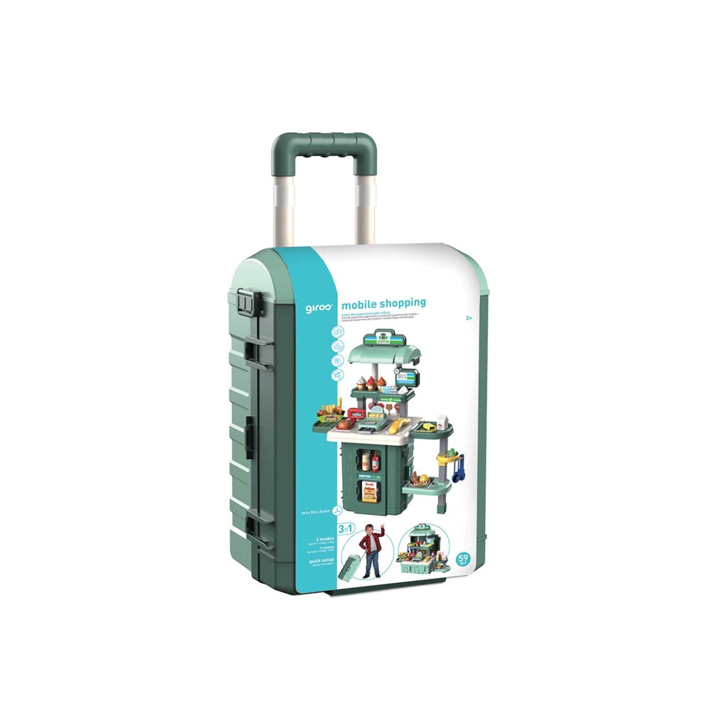 Trolley 3 em 1 Shopping Port�til