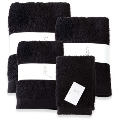 Toalha Banho Pure Preto