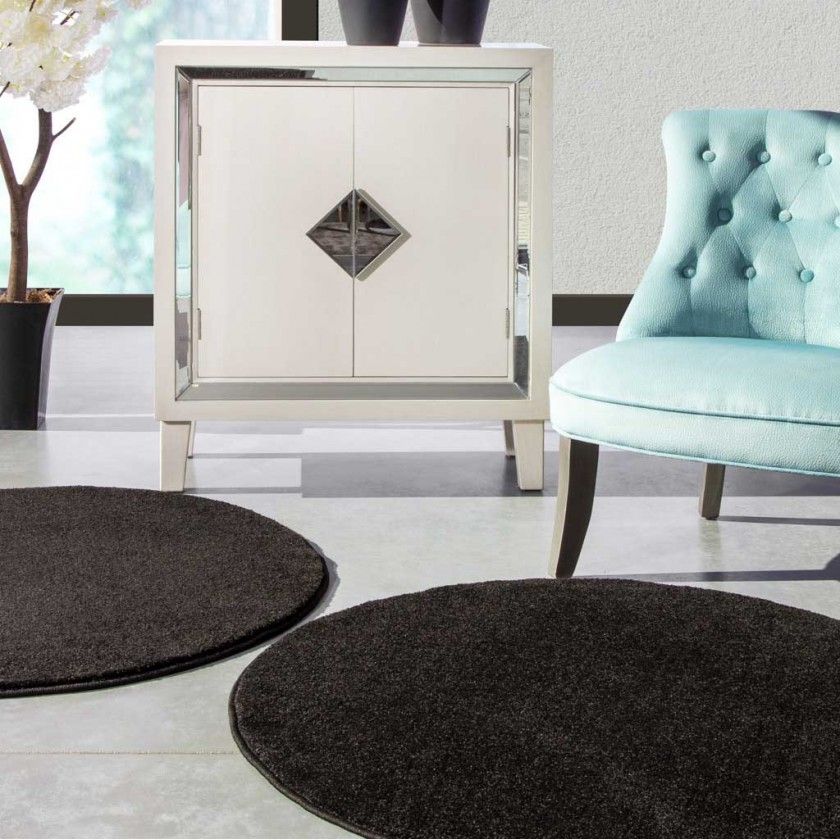 Tapete Unique Preto 100X100cm